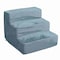 Pet Adobe Pet Adobe High Density Foam Stairs, Step Design, Ramp for Small Dogs, Cats with Cover, Gray 742135YXI - alternate 6